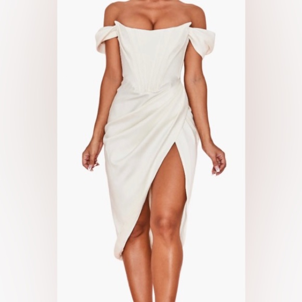 House of CB Ivory Corset Dress